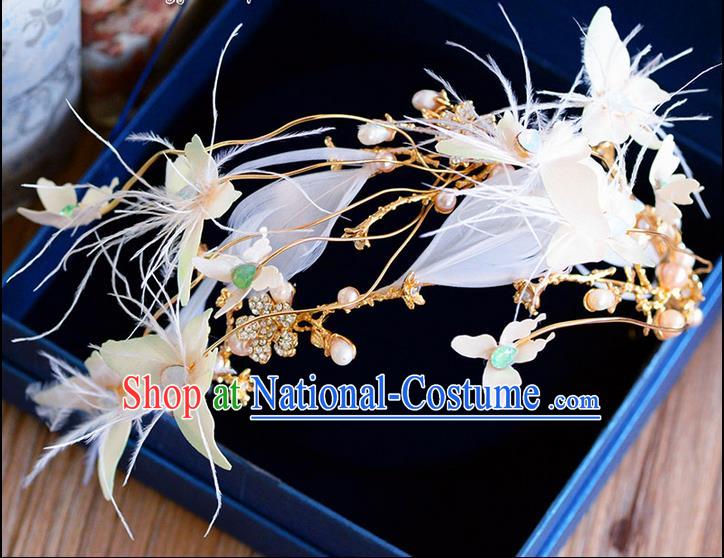 Traditional Jewelry Accessories, Princess Wedding Hair Accessories, Bride Wedding Hair Accessories, Baroco Style Crystal Headwear for Women