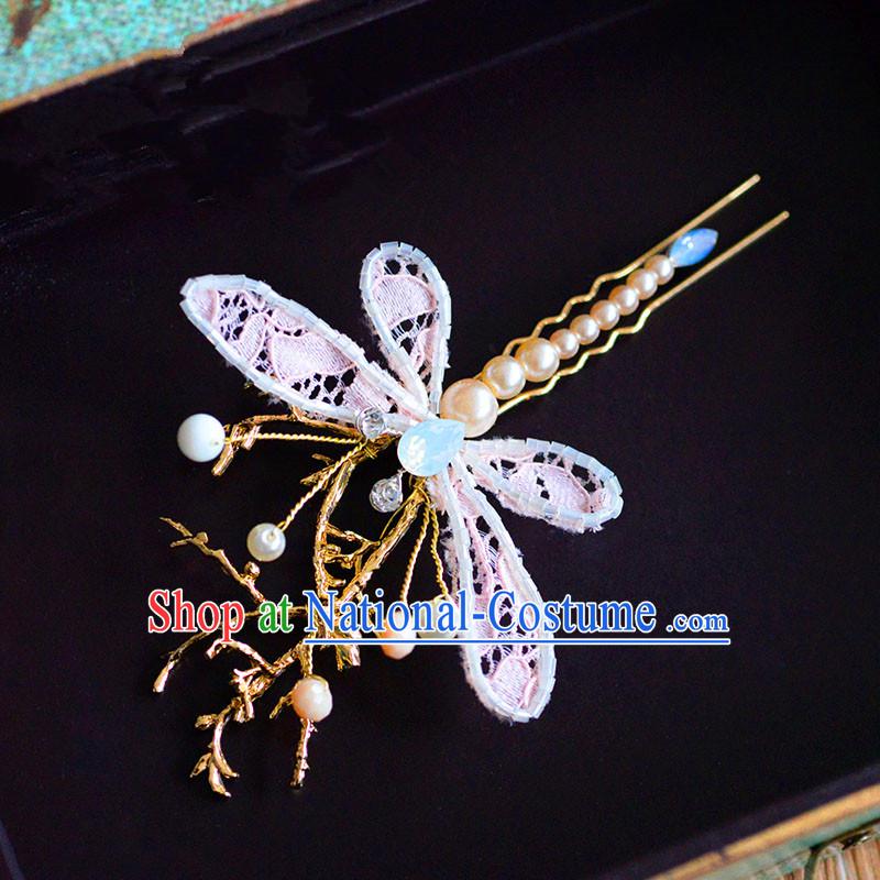 Traditional Jewelry Accessories, Princess Bride Wedding Hair Accessories, Baroco Style Dragonfly Headwear for Women