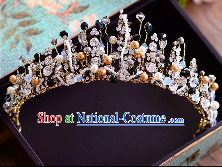 Traditional Jewelry Accessories, Princess Bride Royal Crown, Wedding Hair Accessories, Baroco Style Headwear for Women