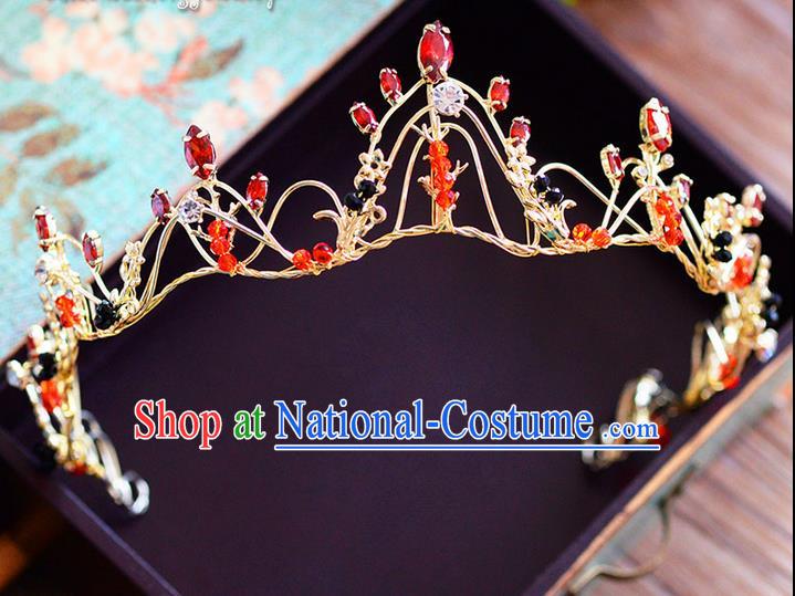 Traditional Jewelry Accessories, Princess Bride Royal Crown, Wedding Hair Accessories, Baroco Style Headwear for Women