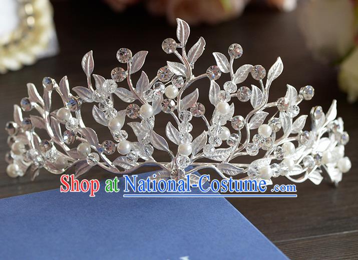 Traditional Jewelry Accessories, Palace Princess Bride Royal Crown, Wedding Hair Accessories, Baroco Style Crystal Headwear for Women