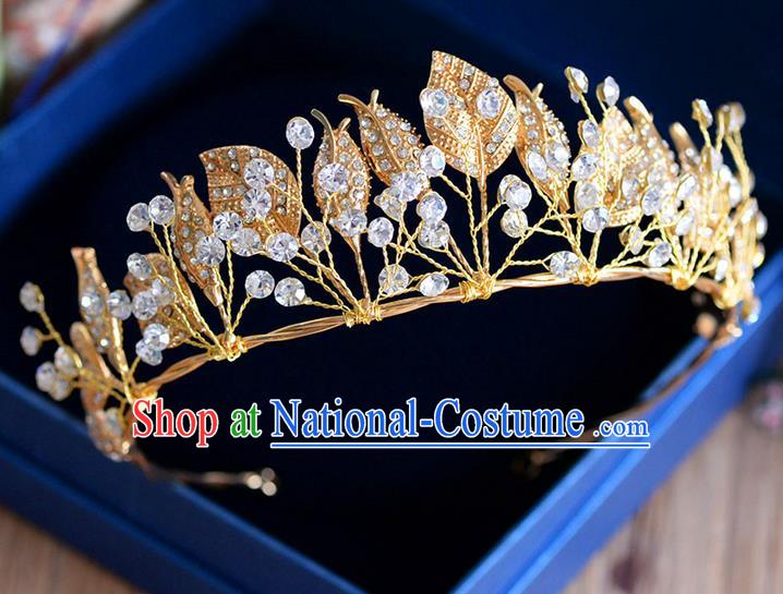 Traditional Jewelry Accessories, Palace Princess Bride Royal Crown, Wedding Hair Accessories, Baroco Style Crystal Headwear for Women