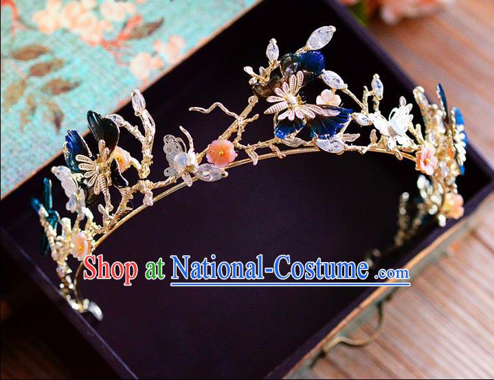 Traditional Jewelry Accessories, Palace Princess Bride Royal Crown, Wedding Hair Accessories, Baroco Style Crystal Headwear for Women