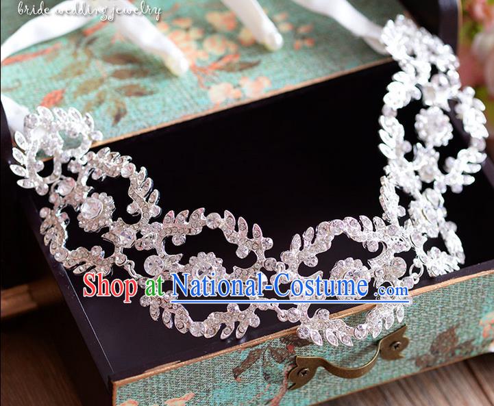 Traditional Jewelry Accessories, Princess Wedding Hair Accessories, Bride Wedding Hair Accessories, Baroco Style Crystal Headwear for Women