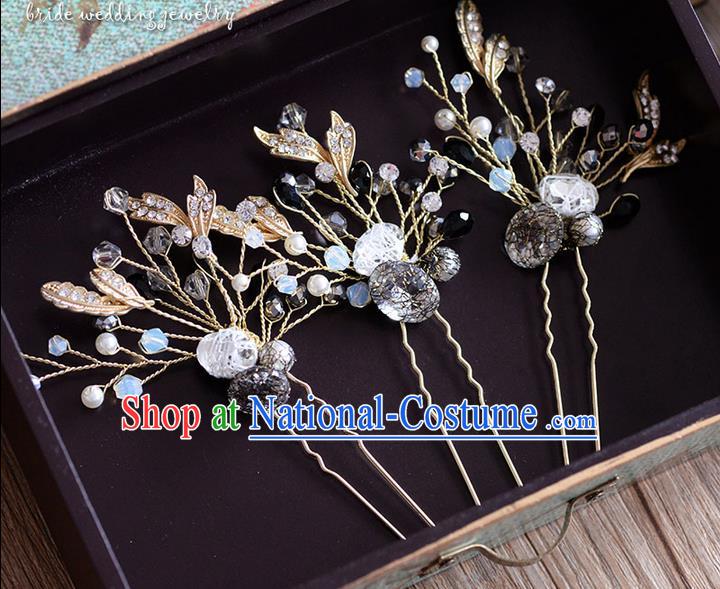 Traditional Jewelry Accessories, Princess Wedding Hair Accessories, Bride Wedding Hair Accessories, Baroco Style Flowers Crystal Headwear for Women