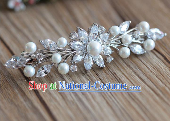 Traditional Jewelry Accessories, Princess Wedding Hair Accessories, Bride Wedding Hair Accessories, Baroco Style Crystal Pearl Headwear for Women