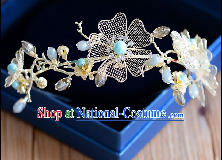 Traditional Jewelry Accessories, Princess Wedding Hair Accessories, Bride Wedding Hair Accessories, Baroco Style Flowers Headwear for Women