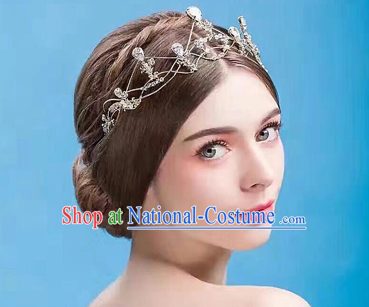 Traditional Jewelry Accessories, Princess Wedding Hair Accessories, Bride Wedding Hair Accessories, Baroco Style Crystal Royal Crown Headwear for Women