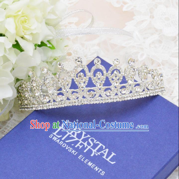 Traditional Jewelry Accessories, Palace Princess Bride Royal Crown, Engagement Royal Crown, Wedding Hair Accessories, Baroco Style Crystal Headwear for Women