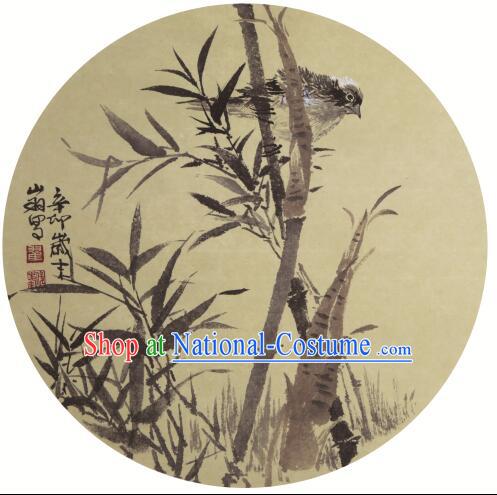 Chinese Painting Umbrella Handmade Oiled Paper Umbrella Parasol Sunshade Top Quality Dancing Bamboo