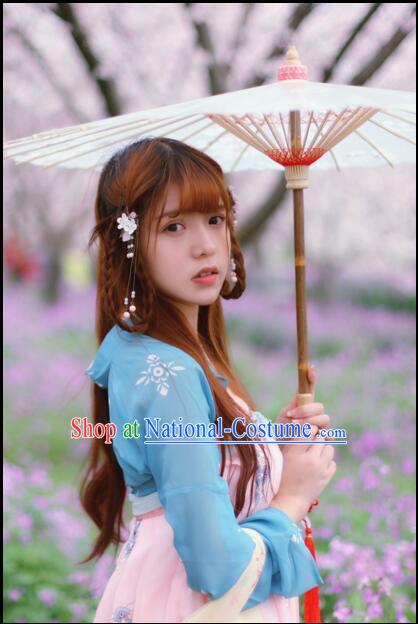 China Ancient Traditional Umbrella Costumes