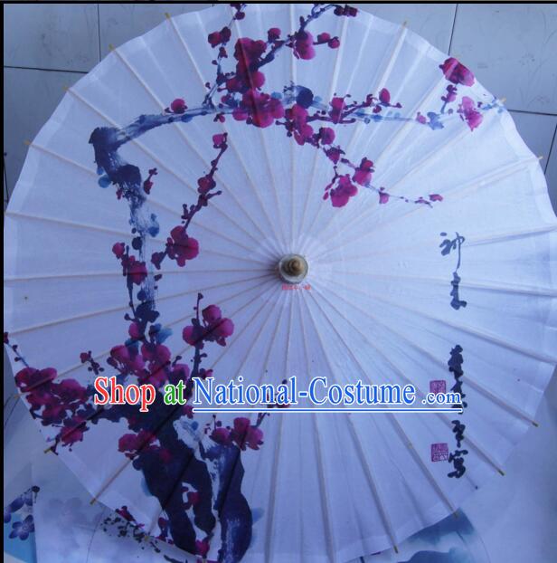 Chinese Classic Handmade Oiled Paper Umbrella Chinese Traditional Painting