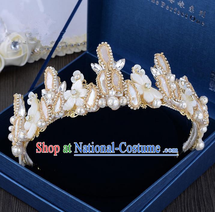 Traditional Jewelry Accessories, Palace Princess Bride Royal Crown, Engagement Royal Crown, Wedding Hair Accessories, Baroco Style Crystal Headwear for Women