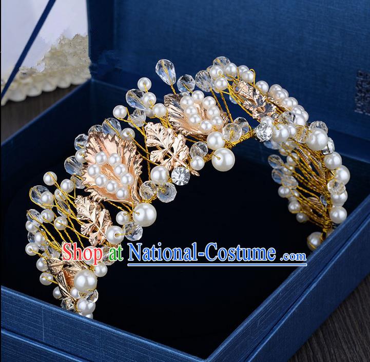 Traditional Jewelry Accessories, Palace Princess Bride Royal Crown, Engagement Royal Crown, Wedding Hair Accessories, Baroco Style Crystal Headwear for Women