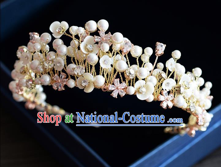 Traditional Jewelry Accessories, Palace Princess Bride Royal Crown, Imperial Royal Crown, Wedding Hair Accessories, Baroco Style Crystal Headwear for Women