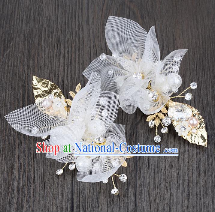 Traditional Jewelry Accessories, Princess Hair Accessories, Bride Wedding Hair Accessories, Headwear, Baroco Style Hair Claw for Women