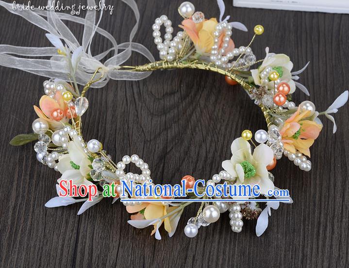 Traditional Jewelry Accessories, Princess Hair Accessories, Bride Wedding Hair Accessories, Headwear, Baroco Style Flowers Hair Claw for Women