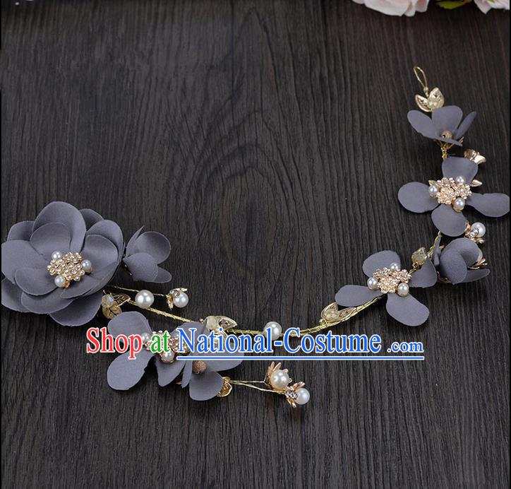 Traditional Jewelry Accessories, Princess Hair Accessories, Bride Wedding Hair Accessories, Headwear, Baroco Style Flowers Hair Claw for Women