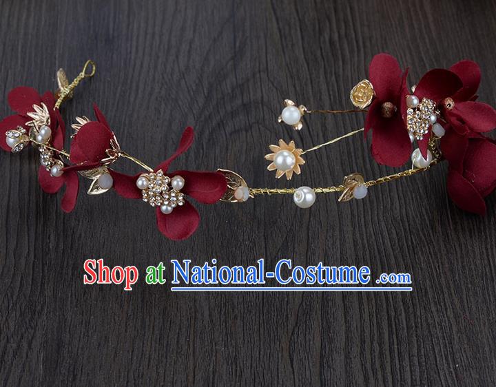 Traditional Jewelry Accessories, Princess Hair Accessories, Bride Wedding Hair Accessories, Headwear, Baroco Style Flowers Hair Claw for Women