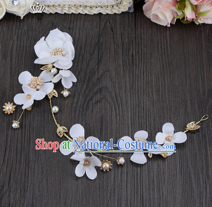 Traditional Jewelry Accessories, Princess Hair Accessories, Bride Wedding Hair Accessories, Headwear, Baroco Style Flowers Hair Claw for Women