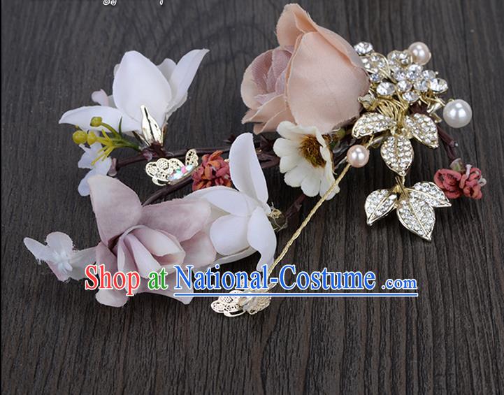 Traditional Jewelry Accessories, Princess Hair Accessories, Bride Wedding Hair Accessories, Headwear, Baroco Style Flowers Hair Claw for Women