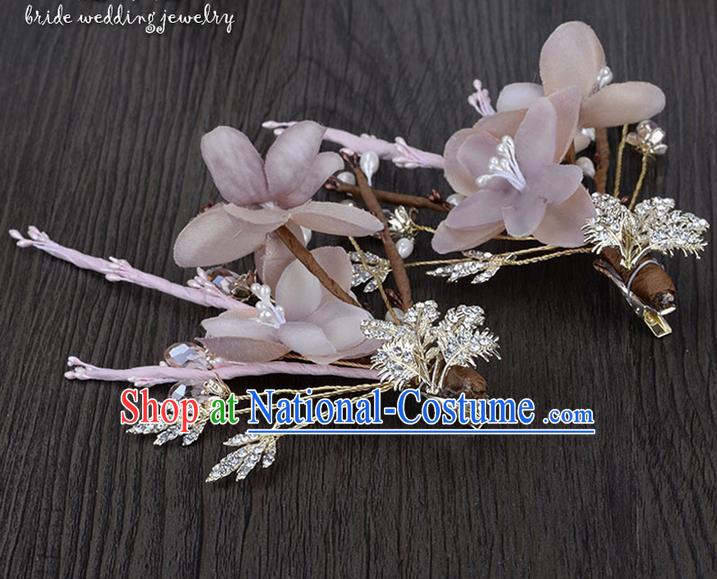 Traditional Jewelry Accessories, Princess Hair Accessories, Bride Wedding Hair Accessories, Headwear, Baroco Style Flowers Hair Claw for Women