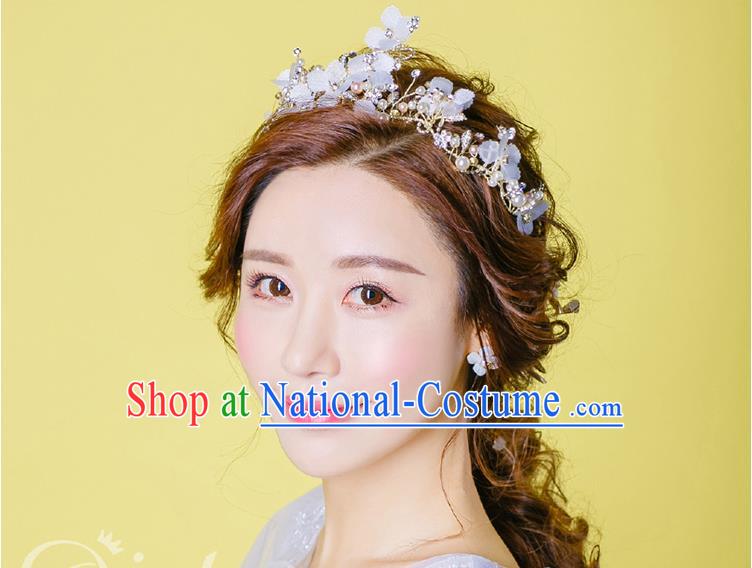 Traditional Jewelry Accessories, Princess Hair Accessories, Bride Wedding Hair Accessories, Headwear, Baroco Style Crystal Pearl Hair Claw for Women