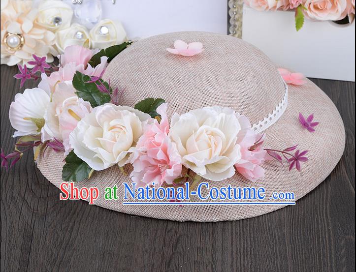 Traditional Jewelry Accessories, Princess Hair Accessories, Bride Wedding Hair Accessories, Hat, Baroco Style Hats for Women