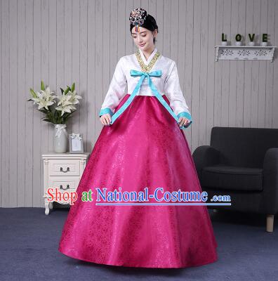 Korean Traditional Costumes Women Korean Ancient Clothes Wedding Full Dress Formal Attire Ceremonial Clothes Court Stage Dancing