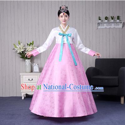 Korean Women DressTraditional Costumes Wedding Full Dress Formal Attire Ceremonial Clothes Court Stage Dancing