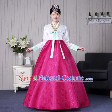 Korean Traditional Wedding Clothes Costumes Korean Ancient Clothes Wedding Full Dress Formal Attire Ceremonial Clothes Court Stage Dancing