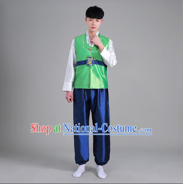 Korean Men Dancing Clothes High Quality Stage Costumes Traditional Costumes Korean Full Dress Formal Attire Ceremonial Dress  Dae Jang Geum