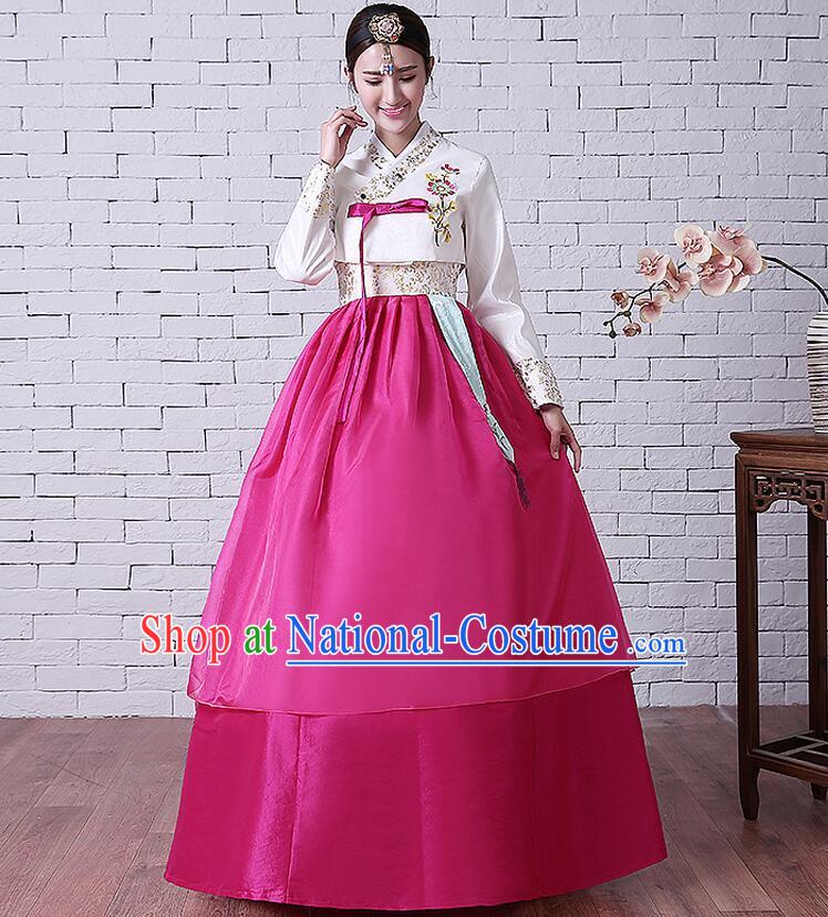 Korean Traditional Costumes Ancient Clothes Wedding Dress Korean Full Dress Formal Attire Ceremonial Dress Court Stage Dancing