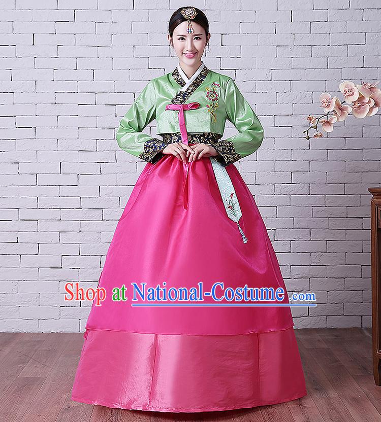 Korean Traditional Costumes Adult Women High Quality Ancient Clothes Wedding Dress Korean Full Dress Formal Attire Ceremonial Dress Court Stage Dancing