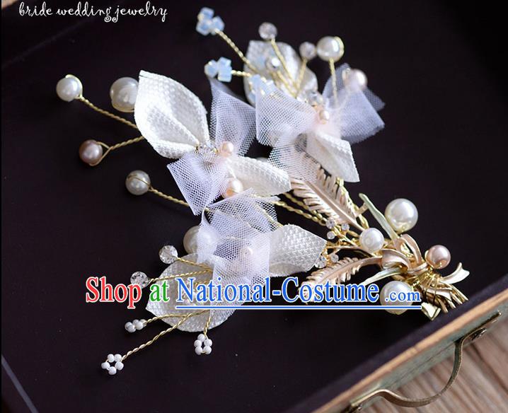 Traditional Jewelry Accessories, Princess Wedding Hair Accessories, Bride Wedding Hair Accessories, Headwear, Baroco Style Handmade Pearl Hair Claw for Women