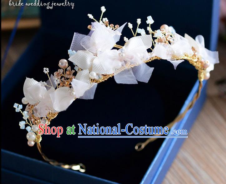 Traditional Jewelry Accessories, Princess Wedding Hair Accessories, Bride Wedding Hair Accessories, Headwear, Baroco Style Handmade Crystal Pearl Hair Claw for Women