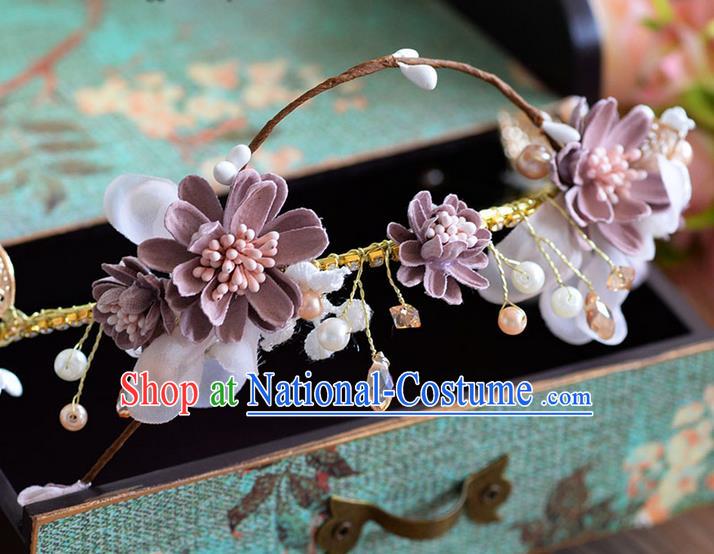 Traditional Jewelry Accessories, Princess Wedding Hair Accessories, Bride Wedding Hair Accessories, Headwear, Baroco Style Handmade Flowers Hair Claw for Women