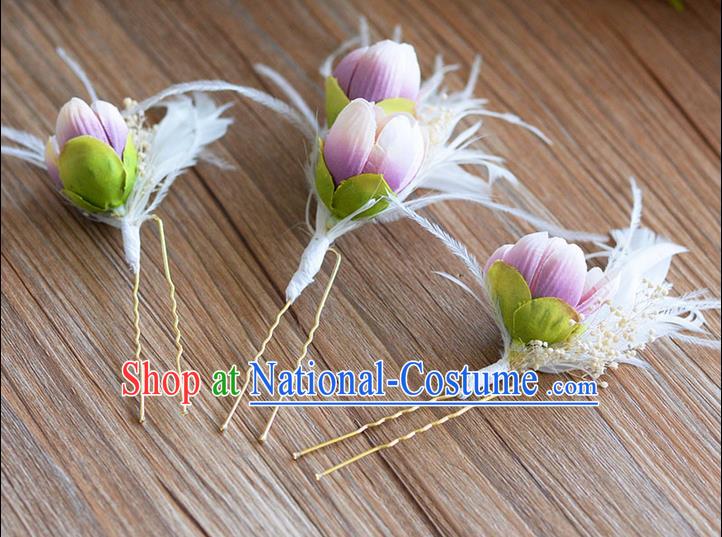 Traditional Jewelry Accessories, Princess Wedding Hair Accessories, Bride Wedding Hair Accessories, Headwear, Baroco Style Handmade Flowers Hair Claw for Women