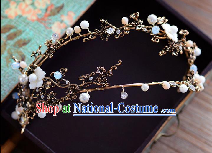 Traditional Jewelry Accessories, Princess Wedding Hair Accessories, Bride Wedding Hair Accessories, Headwear, Baroco Style Handmade Crystal Hair Claw for Women