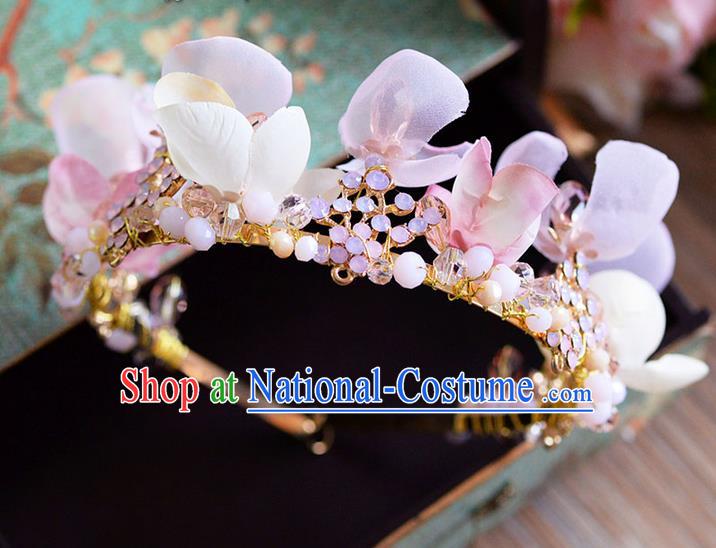 Traditional Jewelry Accessories, Princess Wedding Hair Accessories, Bride Wedding Hair Accessories, Headwear, Baroco Style Handmade Flowers Feather Hair Claw for Women