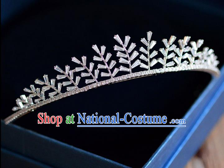 Traditional Jewelry Accessories, Palace Princess Bride Royal Crown, Engagement Royal Crown, Wedding Hair Accessories, Baroco Style Crystal Zircon Headwear for Women