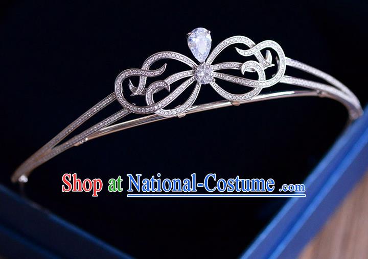 Traditional Jewelry Accessories, Palace Princess Bride Royal Crown, Engagement Royal Crown, Wedding Hair Accessories, Baroco Style Crystal Zircon Headwear for Women