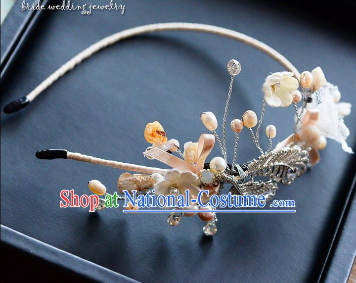 Traditional Jewelry Accessories, Princess Wedding Hair Accessories, Bride Wedding Hair Accessories, Headband, Baroco Style Handmade Pearl Hair Claw for Women