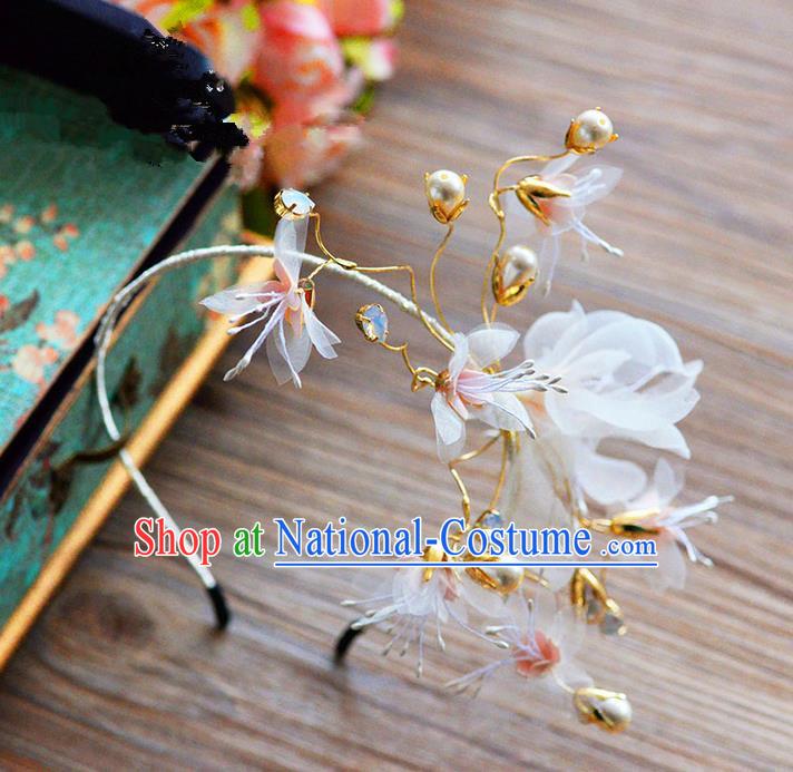 Traditional Jewelry Accessories, Princess Wedding Hair Accessories, Bride Wedding Hair Accessories, Headband, Baroco Style Handmade Crystal Pearl Hair Claw for Women