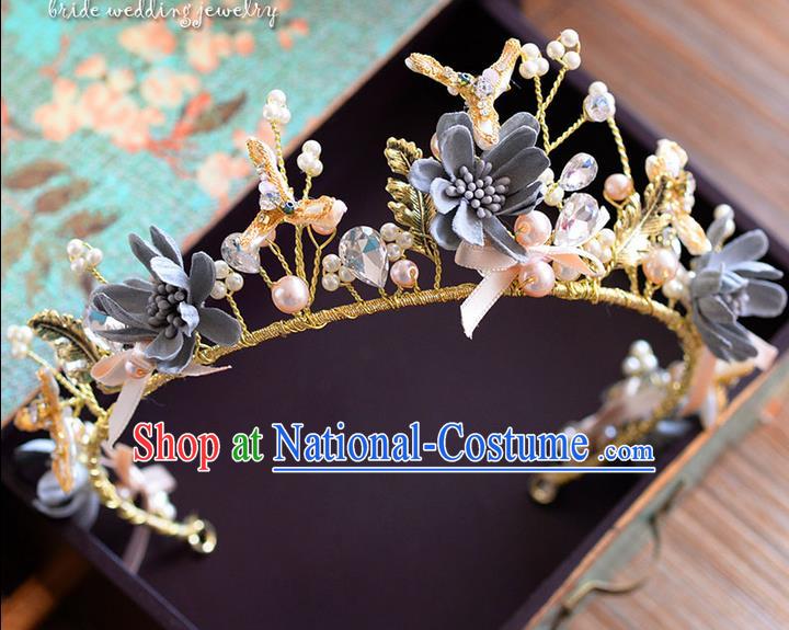 Traditional Jewelry Accessories, Palace Princess Bride Royal Crown, Engagement Royal Crown, Wedding Hair Accessories, Baroco Style Crystal Headwear for Women