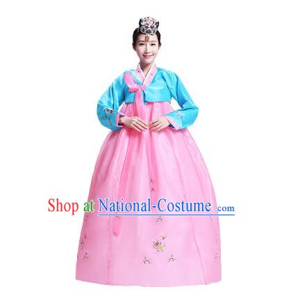 Korean  Formal Attire Traditional Costumes Ancient Clothes Wedding Dress Full Dress Ceremonial Dress Court Stage Dancing Dae Jang Geum