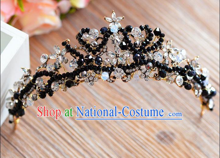 Traditional Jewelry Accessories, Palace Princess Bride Royal Crown, Engagement Retro Royal Crown, Wedding Hair Accessories, Baroco Style Crystal Headwear for Women