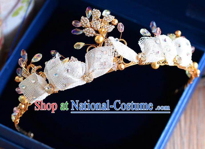 Traditional Jewelry Accessories, Palace Queen Bride Royal Crown, Engagement Retro Royal Crown, Wedding Hair Accessories, Baroco Style Crystal Headwear for Women