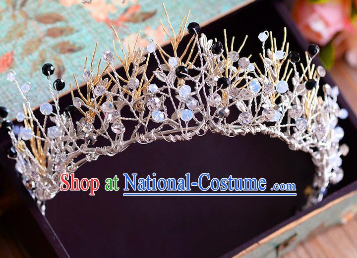 Traditional Jewelry Accessories, Palace Princess Bride Royal Crown, Engagement Royal Crown, Wedding Hair Accessories, Baroco Style Crystal Headwear for Women