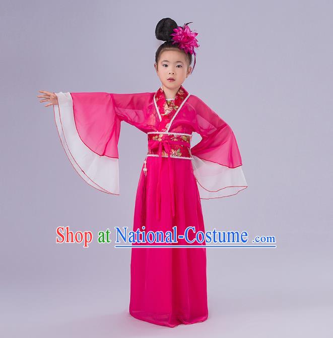 Ancient Chinese Palace Costumes Complete Set, Traditional Han Dynasty Ancient Palace Children Clothing, Cosplay Hanfu Fairy Princess Dress Suits for Kids